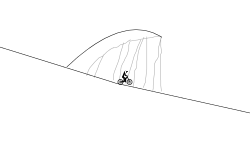 downhill