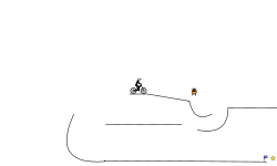 Flying Biker