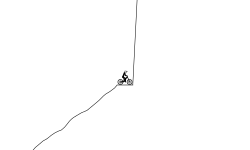 hard down track