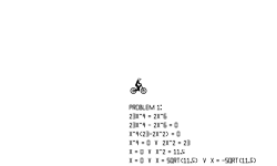 math homework in Free Rider HD