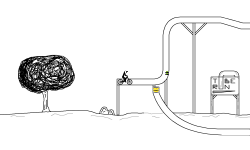 Tube run