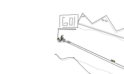 Apline skiing 300 m