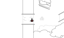 In the sky