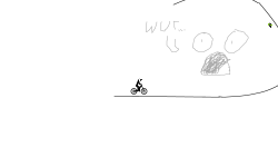 Hold the up arrow key