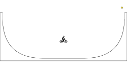 Half-pipe high jump