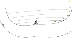 Half-pipe and MEGA LOOPING