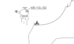 Up the cliff