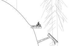 downhill run