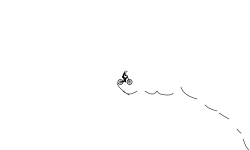 MTB wheelie