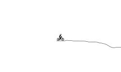 the steep down climb