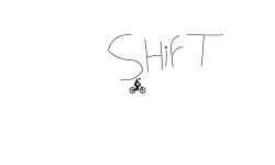 press shift