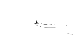 BMX rumble (hold up and left)