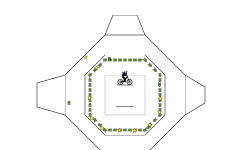 Hexagon Base Hanger