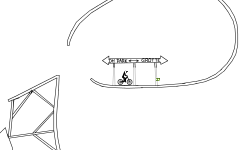 BMX jumps and loops