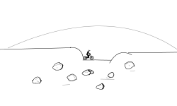 little halfpipe rocks