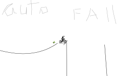 Mtb auto or bmx fall