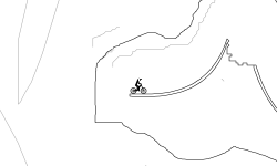 Smooth Jumps in a cave