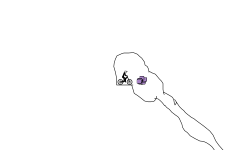 tiny purple cube