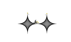 Double star half pipe