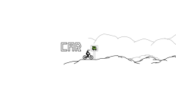 Testing vehicle on the moon