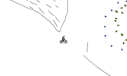 Slide and moutain