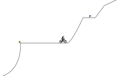 The climb and half pipe