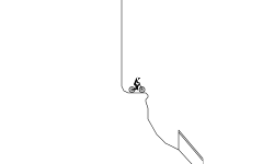 down hill