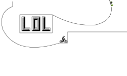 Giant LOL sign