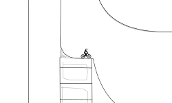 biking through the city