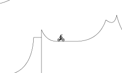 Fun track with jumps
