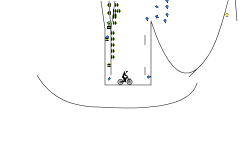 the track without detail