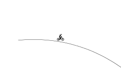 Curved space jumps