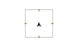 Antigrav shot heli track