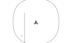 Andrew goes in a circle