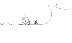 Stuck on the moon