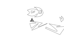 up down and away