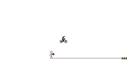 Car jumping man