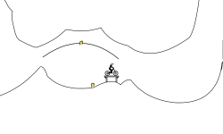 Cave half pipe