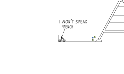 I won't speak French