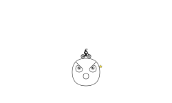 Angry Bowling Ball