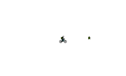 straight into a wall
