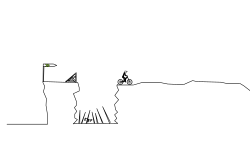 downhill