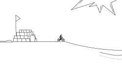 snowy cliff