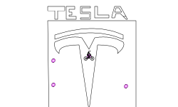 CAR LOGO #2 (TESLA)