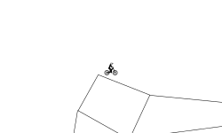 track made only whit lines
