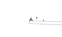 down hill
