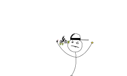 angry stick man