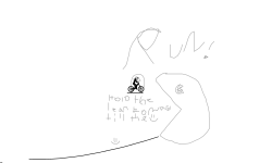 run from pac-man