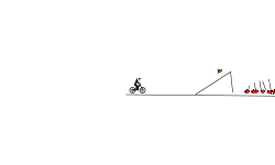 short jumps with spikes