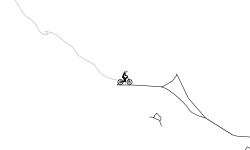 Mountain side wheelie